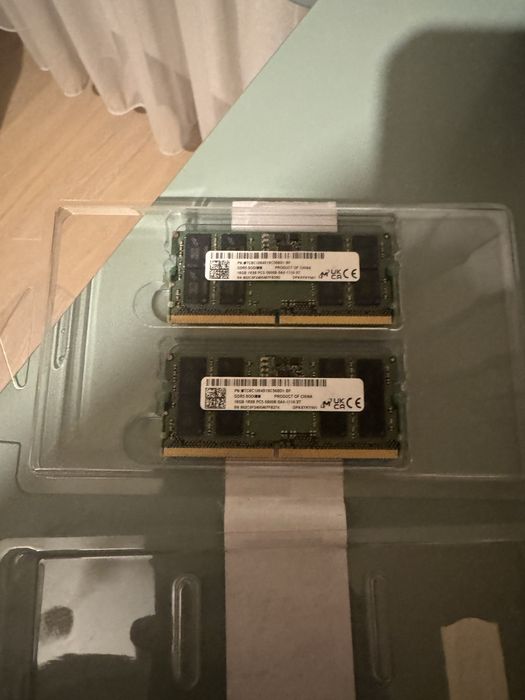 Memorie RAM laptop Micron 32 GB (2 x 16), sodimm DDR5, 5600MHz