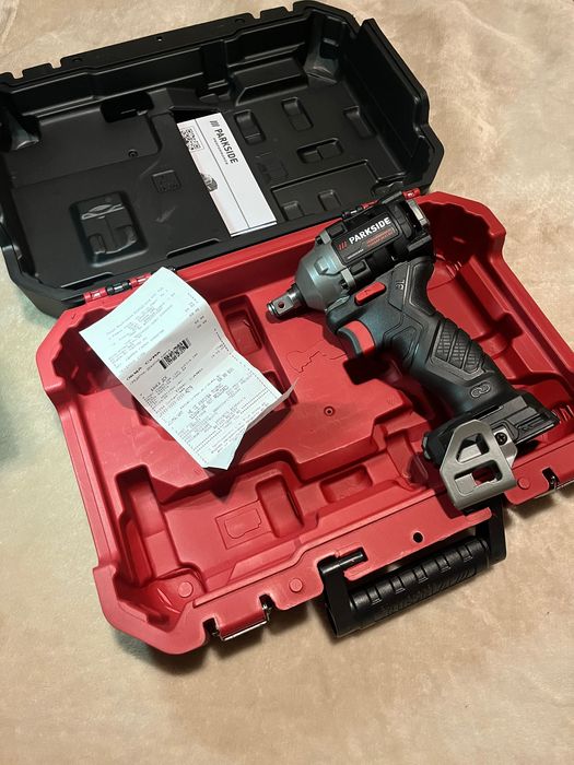 ЧИСТО НОВ ИМПАКТ Parkside Performance D3 С НАКОВАЛНЯ НА 1/2