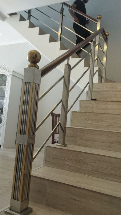 Перила и навес киламиз