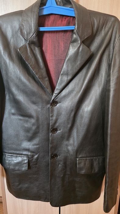 Кожаный пиджак размеры 48 50