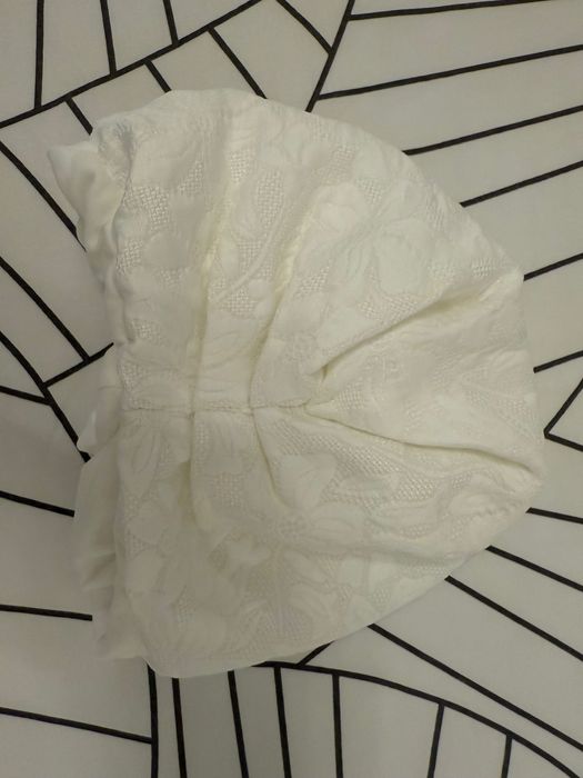 Turban alb bebelusi nou
