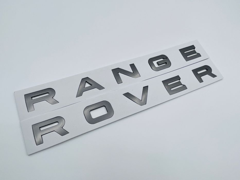 Emblema compatibila RANGE ROVER gri carbon