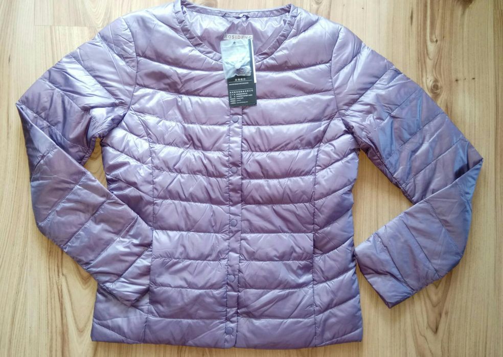 Ново с етикет дамско яке 90% гъши пух С М олекотено