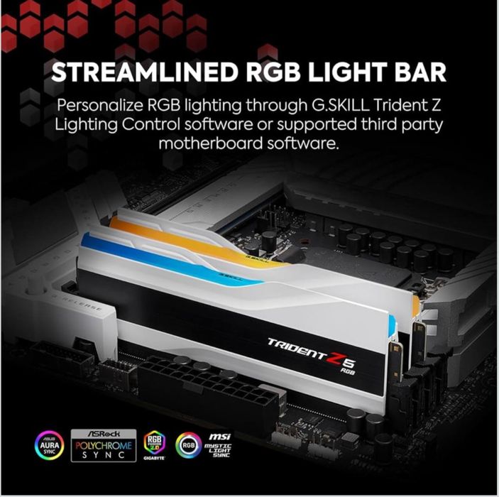 G.Skill Trident Z5 neo RGB white 64 gb 6000mhz Amd EXPO + intel XMP