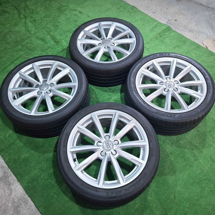 5 Roti,jante R18 aluminiu 5x112 Audi Originale 18" 4F0601025CP,A3,A4,A6- REZERVA separat,4+1