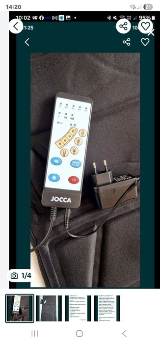 Saltea electrică masaj  cu Âncălzire