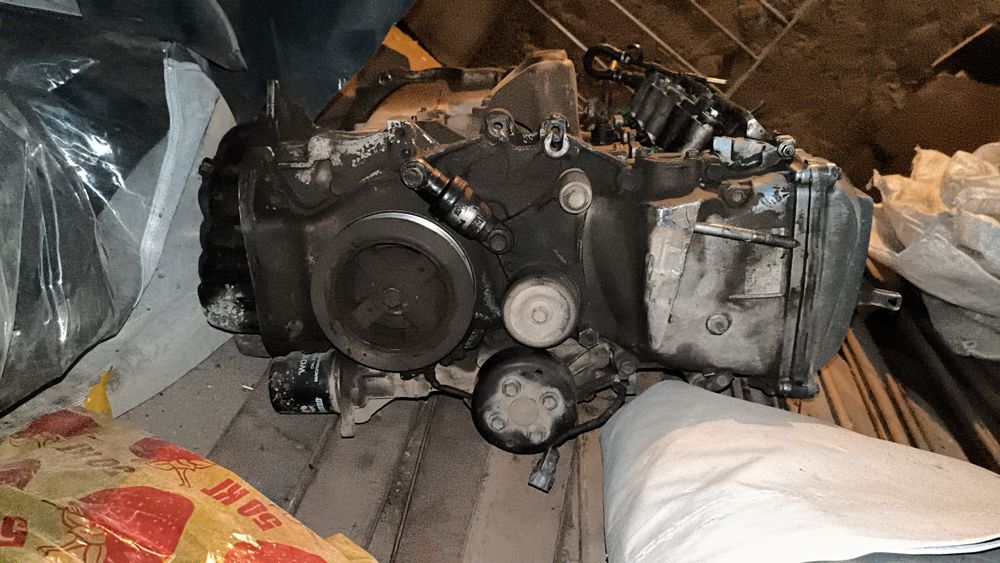 Донор двигатель toyota avensis