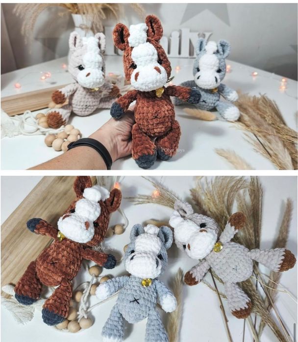 Плетени плюшени играчки