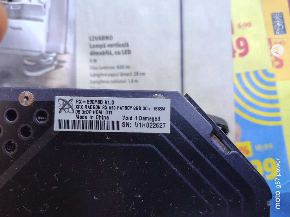 de vanzare placa  video pc