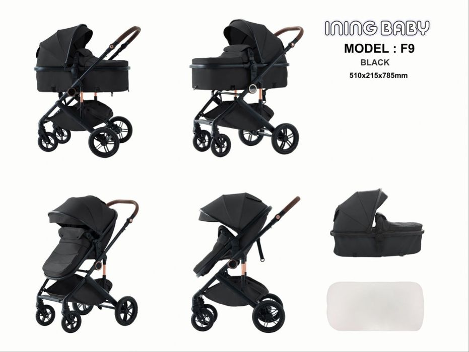 Skidka !!! Всесезонная Коляска-трансформер Ining baby  зима-лето