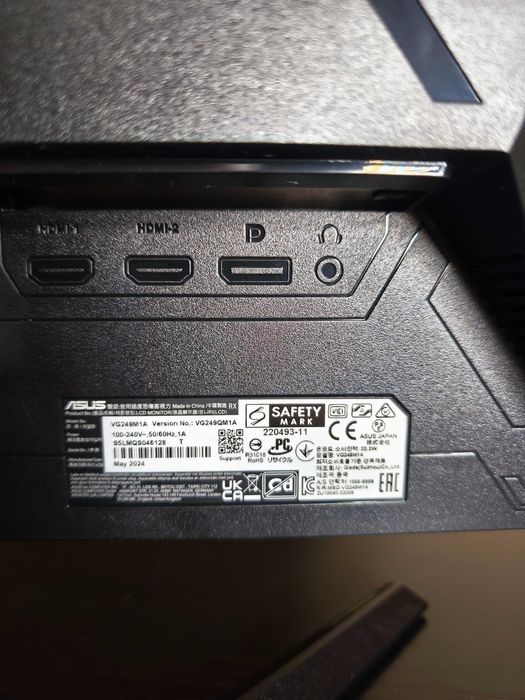 Монитор Asus Tuf Gaming VG1A 23.8"