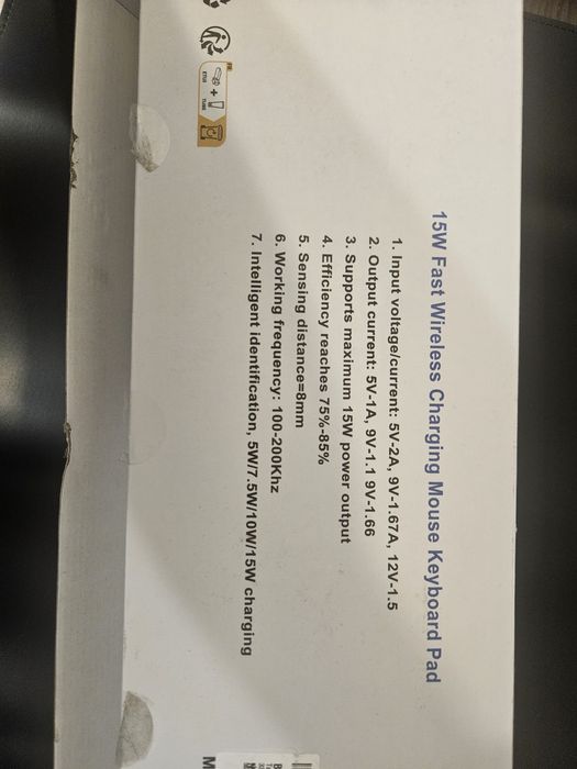 Mousepad cu incarcare whirless