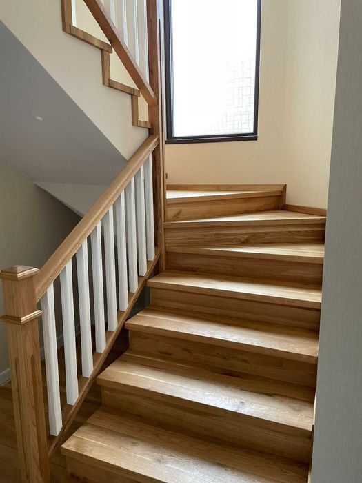 Облицоване на стълбища с дърво, дървени стъпала