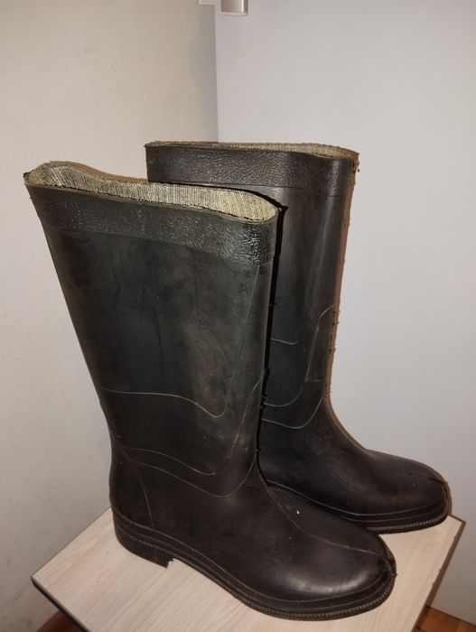 Сапоги резиновые, б/у "как новые", размер 29,2 или привычно 44
