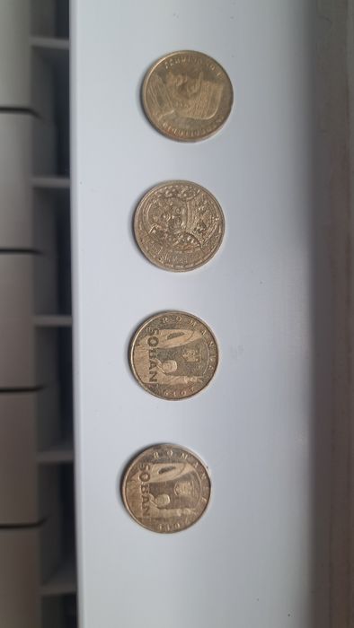 Lot 4 monede de colectie 50 de bani