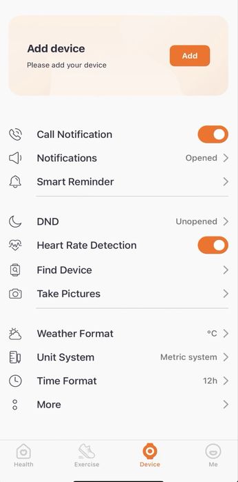 Bratara Smart fara display
