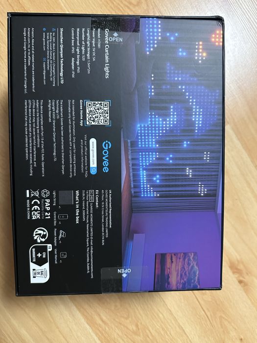 Govee Curtain Lights – умни LED светлинни завеси, чисто нови