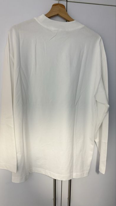 Maison Margiela Kitten Graphic Long Sleeve Alb