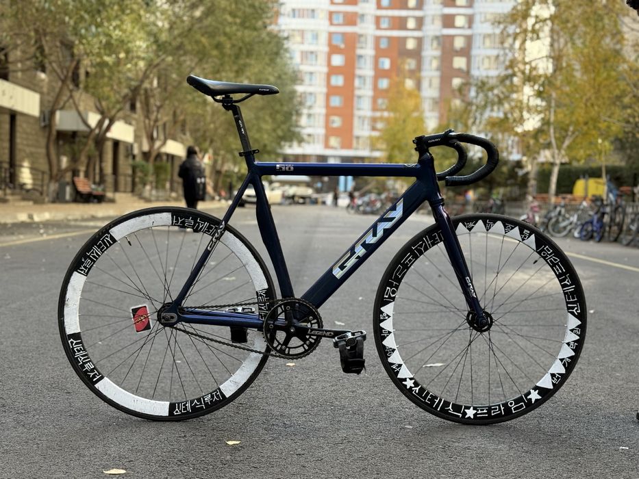 Fixe gear bike gray F10