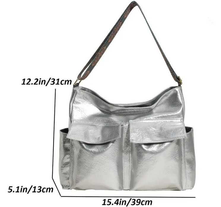 Нова кафява дамска чанта