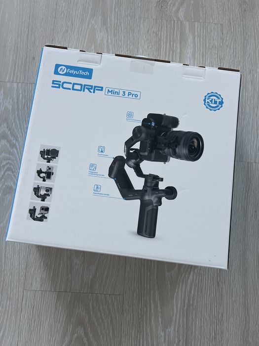 Gimbal feiyu teck scorp mini 3 pro kit sigilat cutie