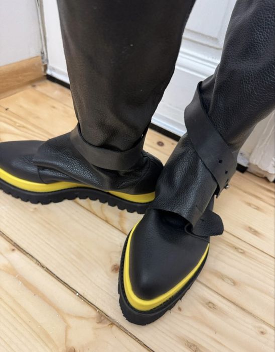 Ghete, MihaelaGlavan, marimea 36, negru cu galben