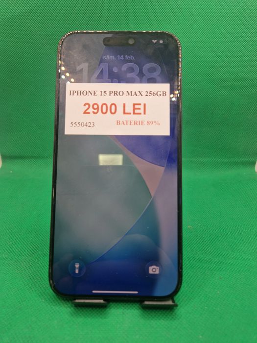Iphone 15 Pro Max 256GB baterie 89% Lazar Amanet Crangasi 55504