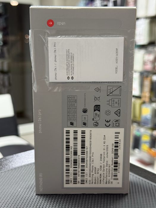 Nothing Phone 3a Pro 5G,Grey,256GB/12GB RAM *ЧистоНов*