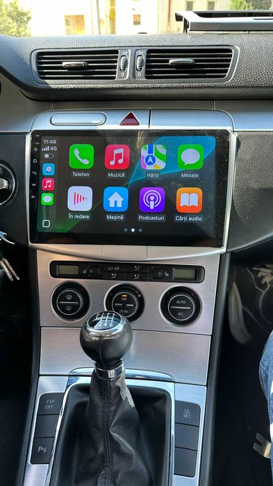 Navigatie dedicata android VW Passat B6 B7 CC CarPlay AndroidAuto DSP
