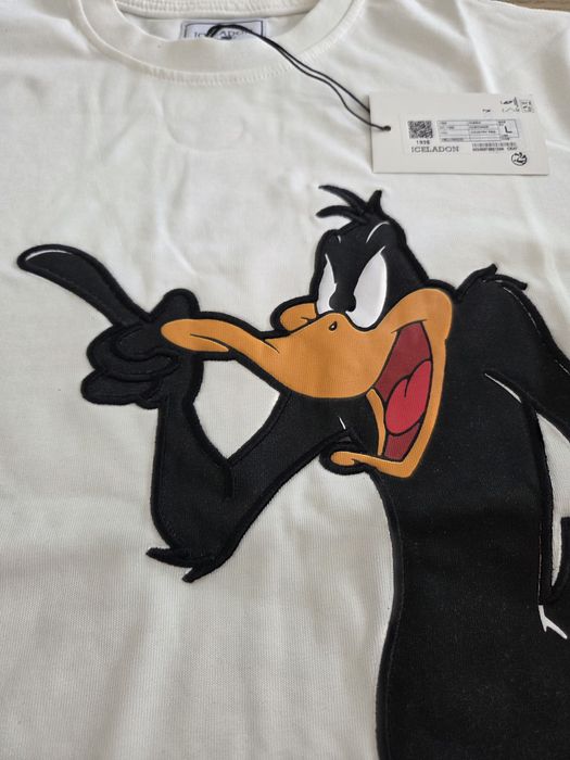Tricou alb Iceladon