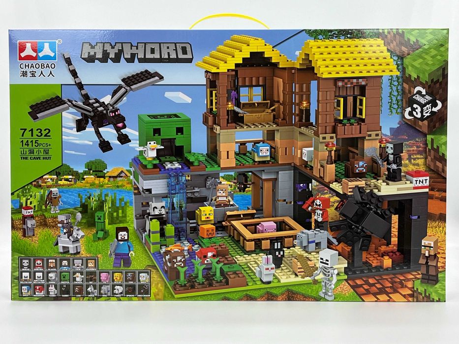 Конструктор My World  1415 деталей,  для детей от 6 лет