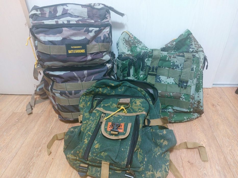 Рюкзак в стиле милитари(тревожный, военный)