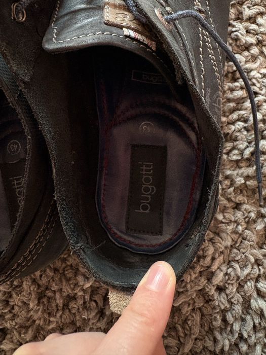 Pantofi de piele Bugatti de barbati