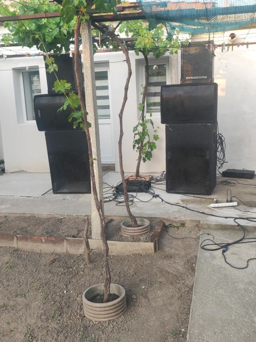 Апаратура за озвучаване колони стапало михсер