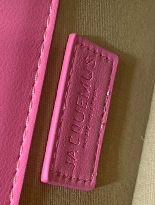 Geanta Jacquemus Le Bambino Roz - Piele Naturala