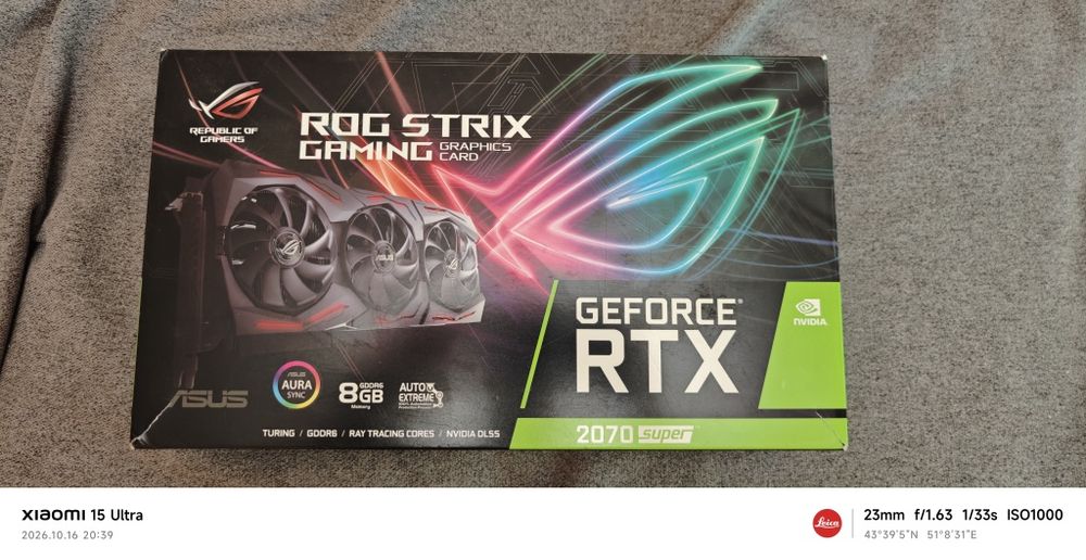 Asus RTX 2070 Super Rog Strix