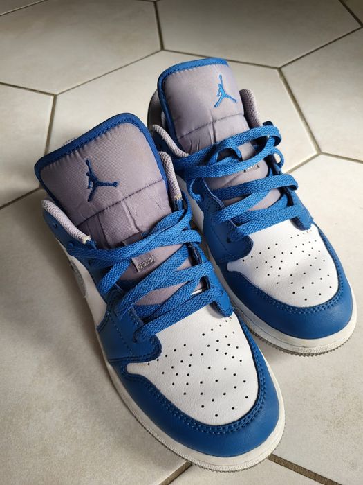 Sneakers Jordan  Air 1 Low True Blue,  măr. 37,5 EU,  290 RON