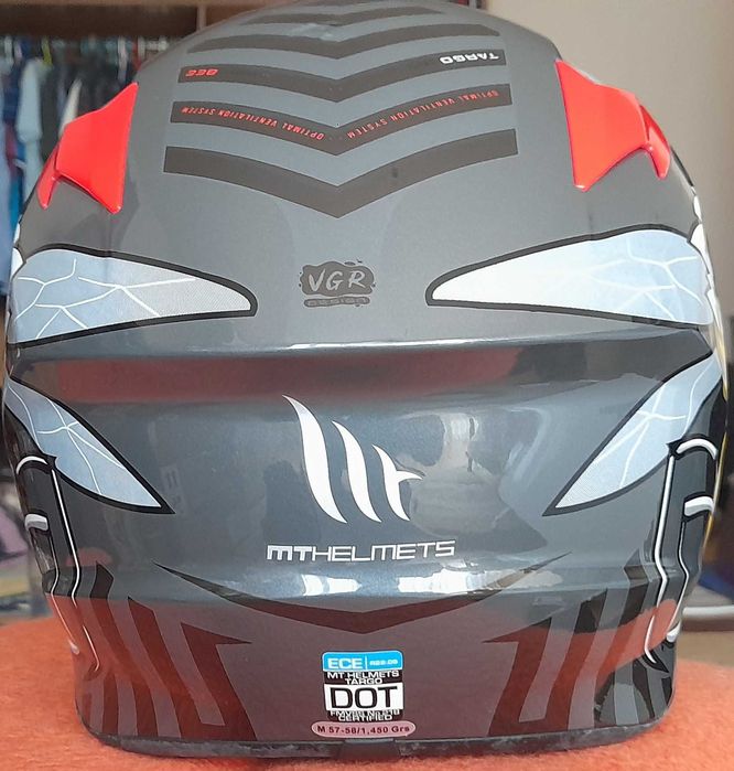 Каска MT Targo Bee B5 + ръкавици Icon Hooligan – нови, размер M