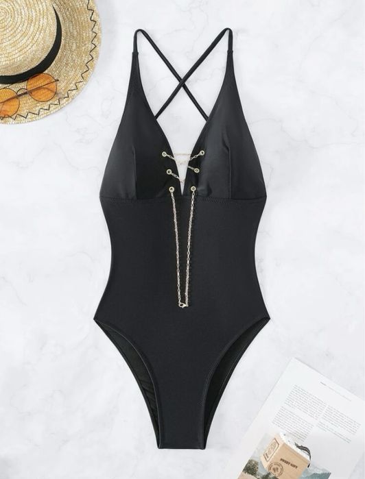 Чисто нови!! Дамски бански половинки цял бански