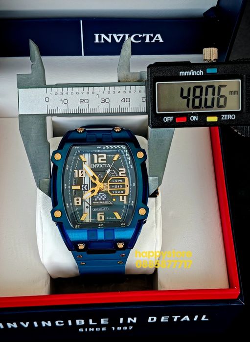 INVICTA Diablo automatic blue 48 mm, Инвикта нов ръчен часовник