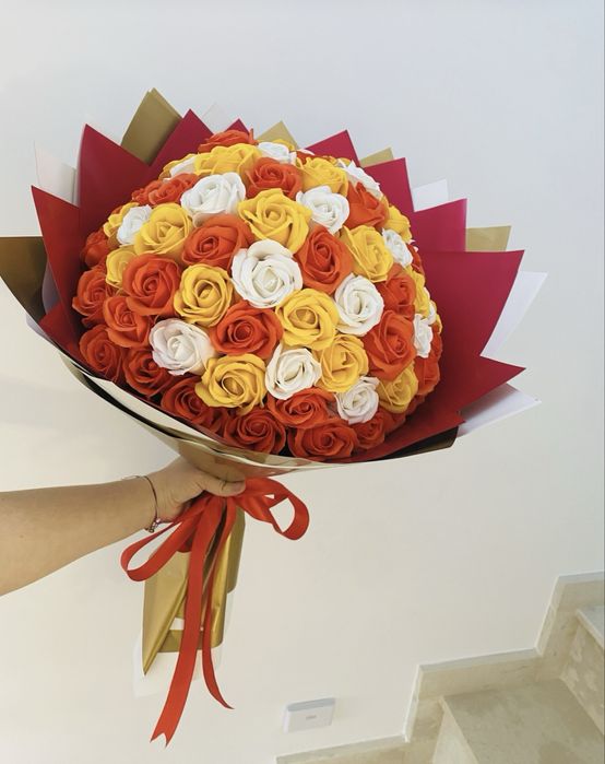 Buchete din trandafiri de sapun