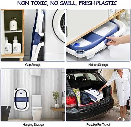 Нова Мултифункционална детска вана – сгъваема, термо, мобилна за бебе