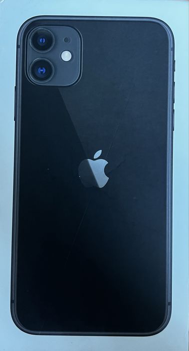 iPhone 11 Black 64 GB | Cutie originală | Baterie schimbată