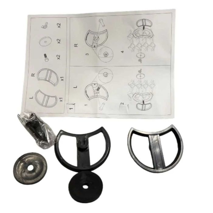 Решетка за Audi A3 (2003-2008) - RS стил Черна с поставка за емблема