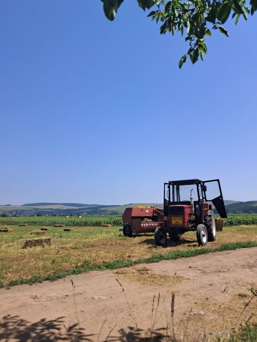 Fiat utb 445 doua manete balotiera rotunda