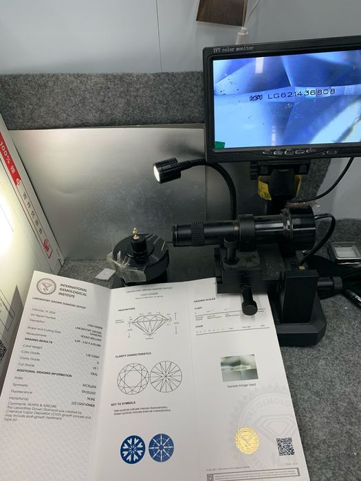 Пусеты 2 карата бриллианты