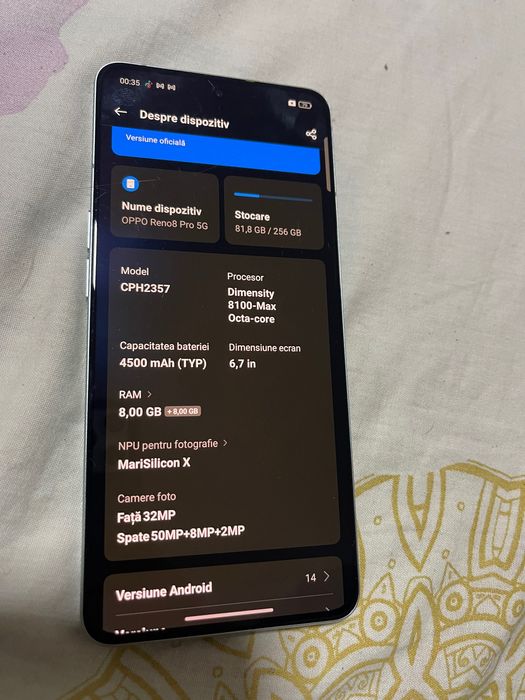 Opoo Reno 8 Pro 8/256