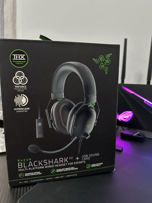 Razer blackshark v2+usb sound card