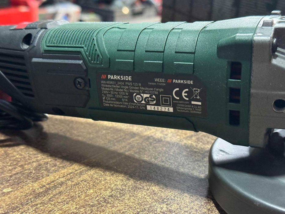 Ъглошлайф Parkside PWS 125 I8