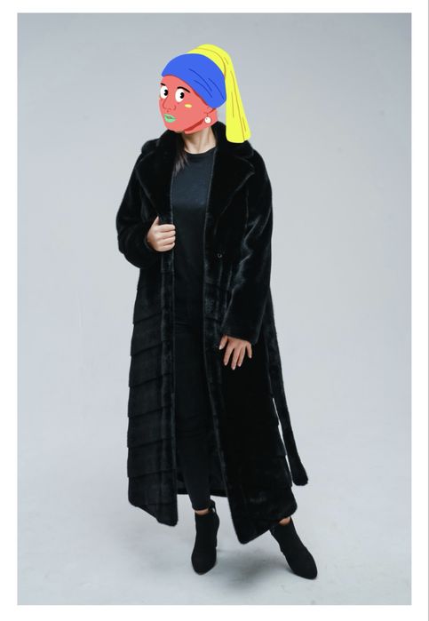 Эко-шубка новая